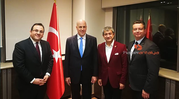 Kanada Büyükelçisinden AGC Başkanı Yeni'ye tanıtım teşekkürü