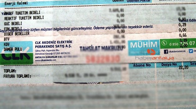 KAPALI İŞYERİNE ŞAŞIRTAN FATURA