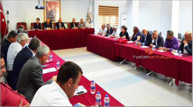 Kaş Belediye Meclisi toplandı
