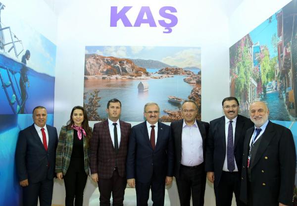 KAŞ EMITT FUARI'NDA TANITILIYOR