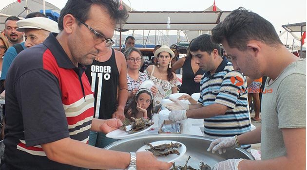 Kaş'ta Sokar Balığı Festivali yapıldı
