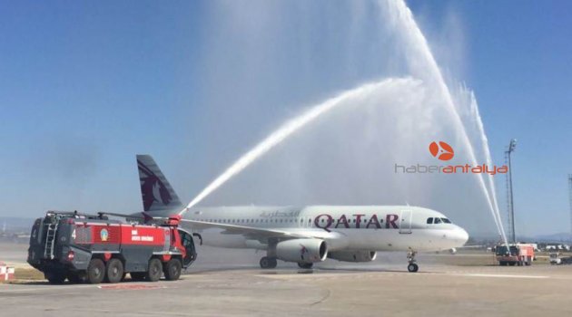 Katar’dan Antalya’ya direkt uçuşlar başladı