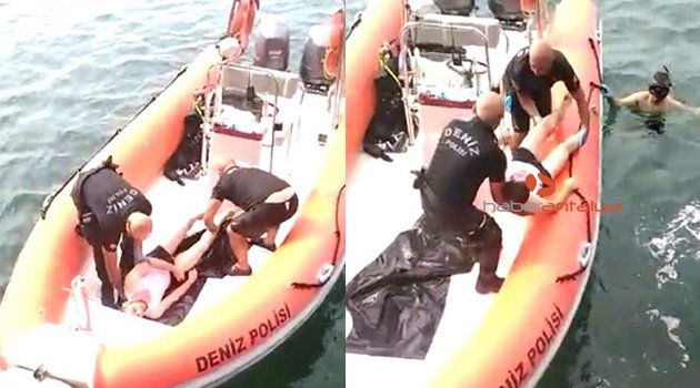 Kayalıklara sıkışmış erkek cesedi bulundu