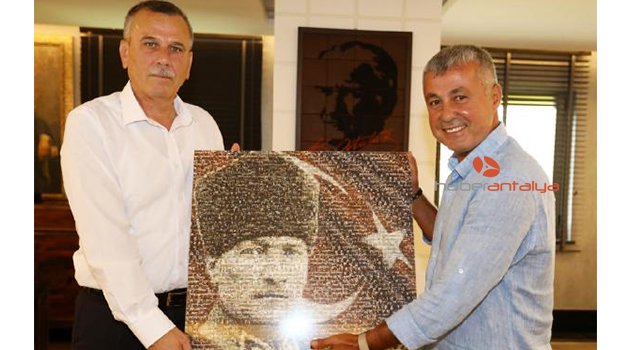 Kaymakam Günlü'den veda ziyareti