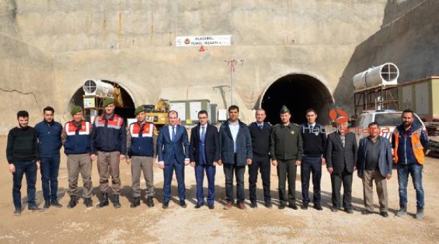 Kaymakam Nasır, Alacabel tünelini inceledi