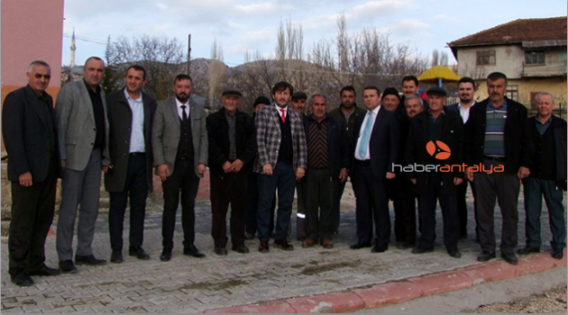 Kaymakam ve başkandan Taşkesik ziyareti