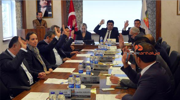Kemer Belediyesi'nde aralık meclisi