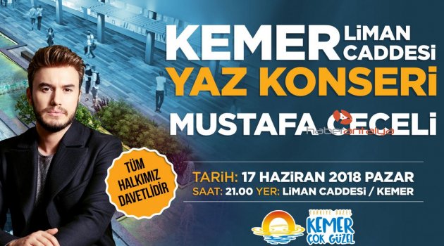 Kemer Mustafa Ceceli konseri ile yaza merhaba diyecek
