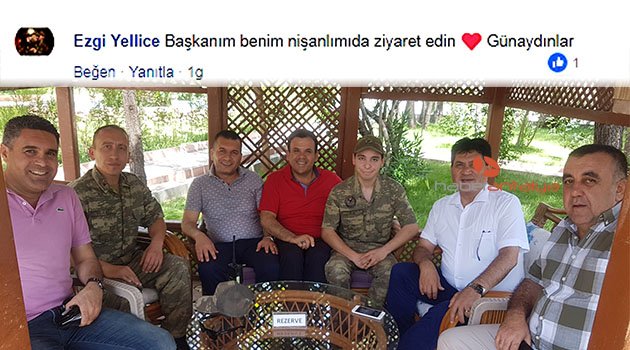 Kemerli askeri telefonla nişanlısıyla buluşturdu
