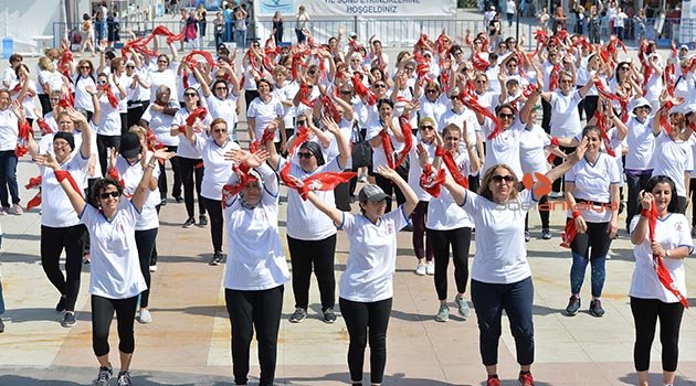 Kent Meydanı'nda sabah sporu