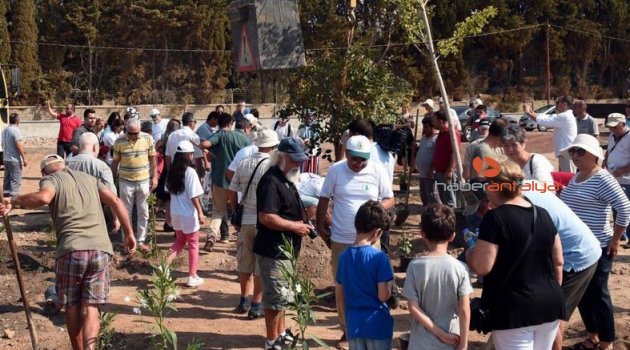 Kepez Belediyesi'nden Dokuma Botanik’e barış fidanı