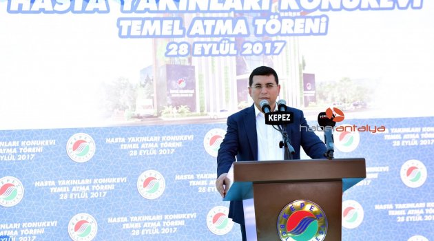 Kepez Belediyesinden refakatçilere 5 yıldızlı hizmet geliyor