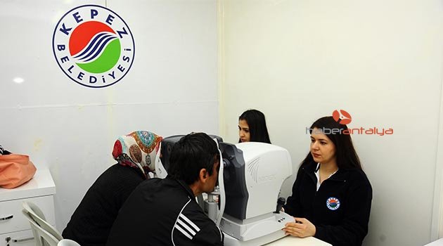 Kepez’de göz taraması
