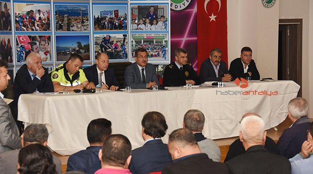 Kepez'de huzur toplantısı
