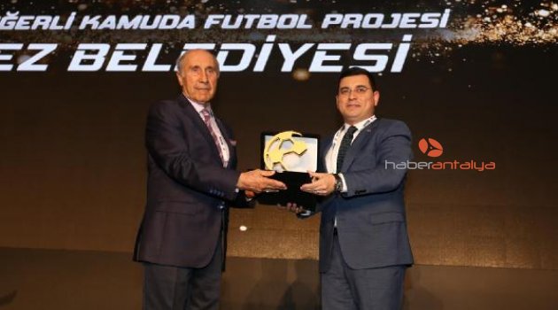 Kepez'e spor projesi ödülü
