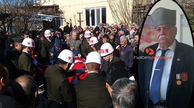 Kıbrıs gazisi son yolculuğuna uğurlandı