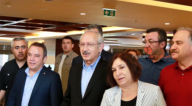 KILIÇDAROĞLU ANTALYA'DAN AYRILDI