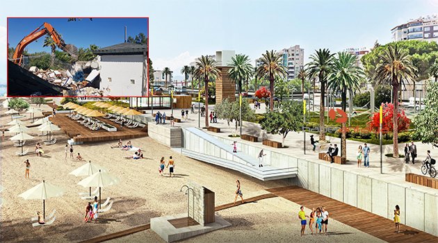 Konyaaltı Sahil Projesi Beach Park’tan başladı