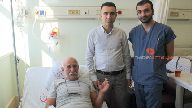 Kopan parmağı 3 saatte dikildi