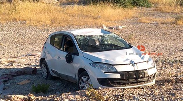 Korkuteli'de kaza: 2 yaralı