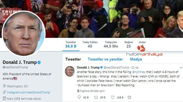 Kremlin: Trump’ın tweet’leri Rusya için resmi açıklama niteliğindedir
