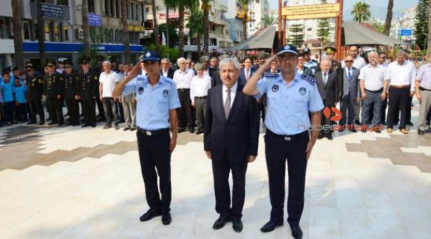 Kumluca Gaziler Günü kutlandı