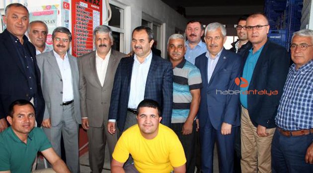 KUMLUCA ve FİNİKE'Yİ ZİYARET ETTİ