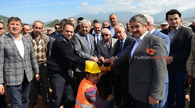 Kumluca'da cami temeli atıldı