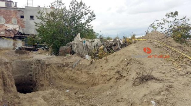 Kuyudaki göçüğün nedeni 'define' kazısı