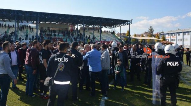 Maç sonu yaşanan olaylara TOMA'lı müdahale