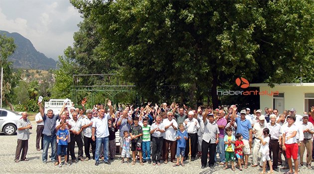 Mahallelinin mesire alanı eylemi