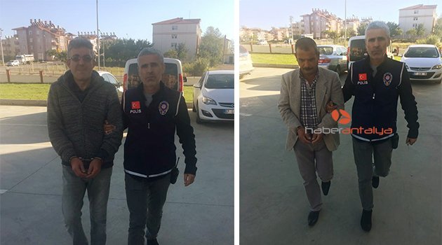 Manavgat Emniyeti aranan 2 suçluyu yakaladı