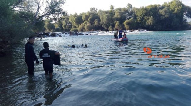 Manavgat Irmağı'na giren genç boğuldu
