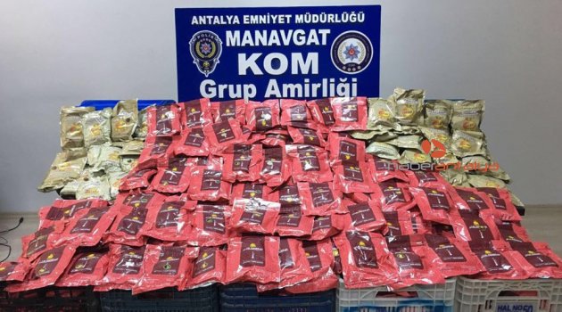 Manavgat’ta kaçak tütün operasyonu