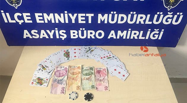 Manavgat’ta kumar baskını