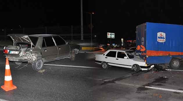 Manavgat’ta trafik kazaları: 2 yaralı