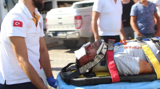 Manavgat’ta trafik kazası: 1 yaralı