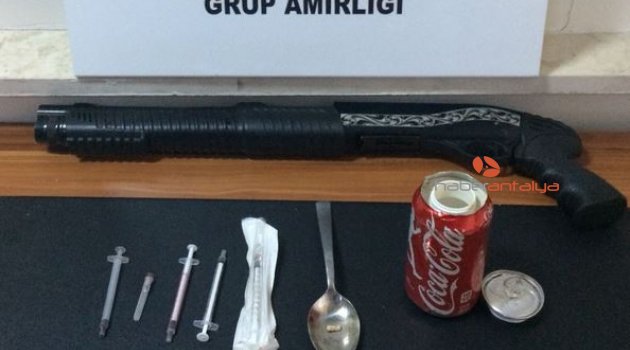 Manavgat’ta uyuşturucu operasyonu