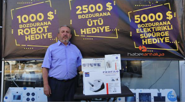 Manavgat'ta dolar bozdurma kampanyası
