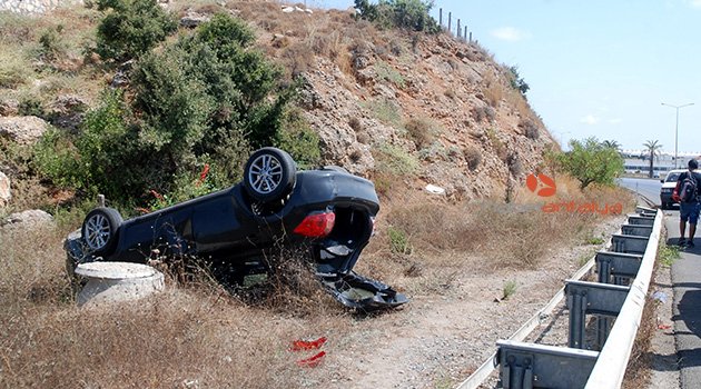 Manavgat'ta kaza: 1 yaralı