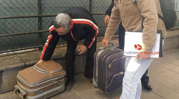 Manavgat'ta şüpheli çanta alarmı