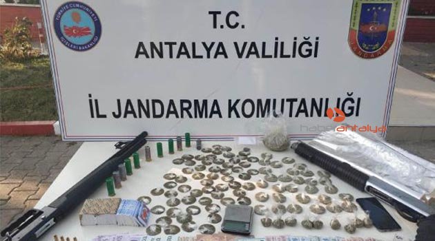 Manavgat'ta uyuşturucu operasyonları