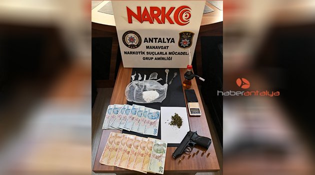 Manavgat'ta uyuşturucu operasyonu