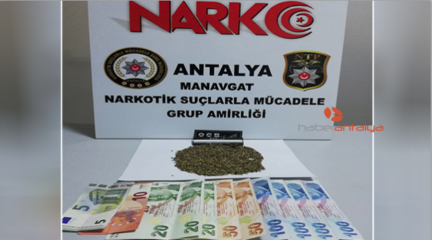 Manavgat'ta uyuşturucu operasyonu