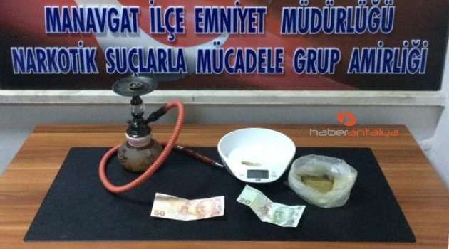 Manavgat'ta uyuşturucu operasyonu