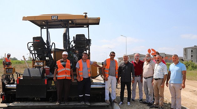 Manavgat'ta yollar asfaltlanıyor