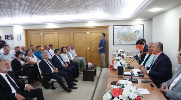 MATSO Bakan Çavuşoğlu'nu ağırladı