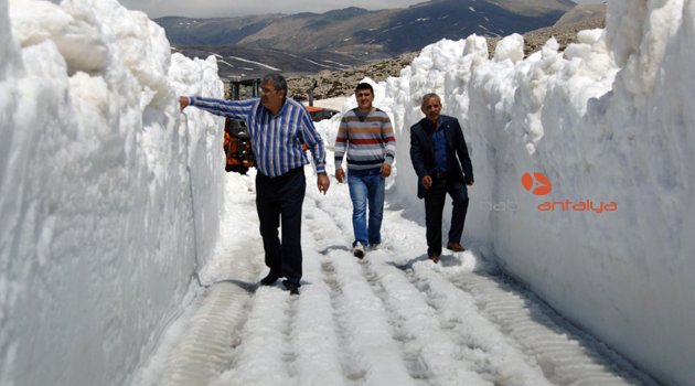 MAYIS AYINDA KAR KALINLIĞI 5 METRE