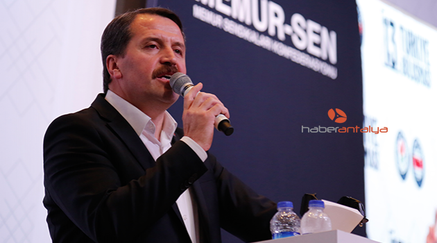 Memur-Sen Başkanı Yalçın'dan 'en az 2 bin lira' asgari ücret çağrısı