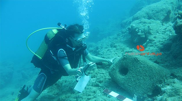 Mersin kıyılarında 18 antik gemi batığı bulundu